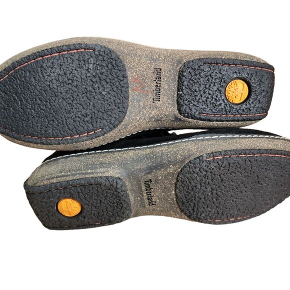 Timberland Reykir Ghillie Black Suede Lace Up Lined WP Ankle Boots Women's 7.5M - Picture 13 of 13